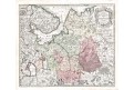 Imperii Moscovitici, Seutter, mědiryt, 1740