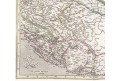 Mercator : Sclavonia Croatia, kolor. mědiryt, 1633