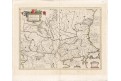 Blaeu G. : Walachia, kolor. mědiryt, (1640)