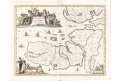 Lalandiae, Janssonius - Pitt, kolor. mědiryt, 1683