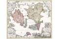 Homann J.B,:  Insulae Danicae..mědiryt, 1720