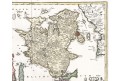 Homann J.B,:  Insulae Danicae..mědiryt, 1720