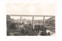 Znojmo viadukt, litografie, 1873