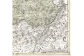 Homann J.B.: Kraj Přerovský  jih, mědiryt, 1720