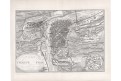 Praha plán , Payne, oceloryt 1860