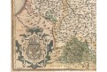 Ortelius A. : Germania (Čechy(, mědiryt, 1580