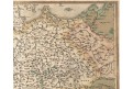 Ortelius A. : Germania (Čechy(, mědiryt, 1580