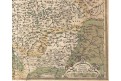 Ortelius A. : Germania (Čechy(, mědiryt, 1580