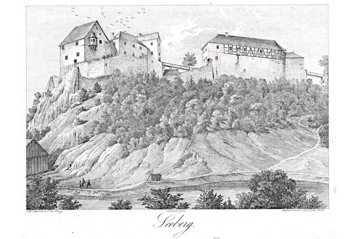 Ostroh, Heber , litografie, 1848