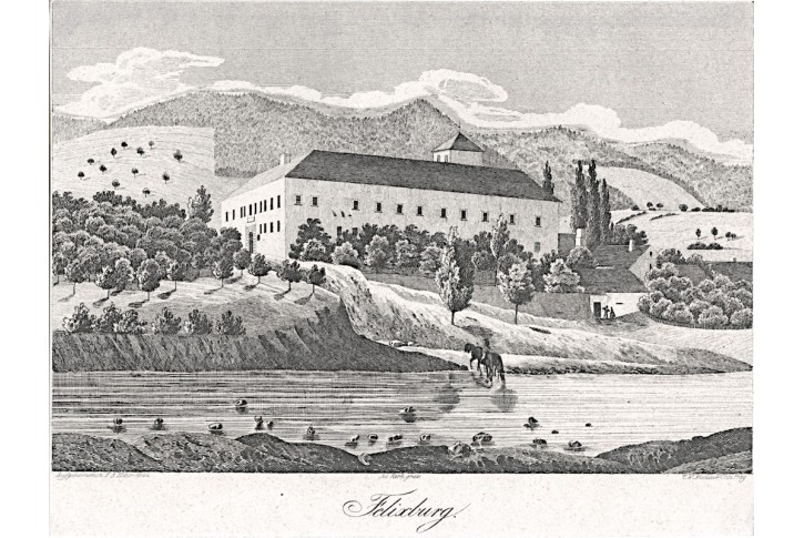 Felixburg, Heber, litografie, 1844 oříznuto