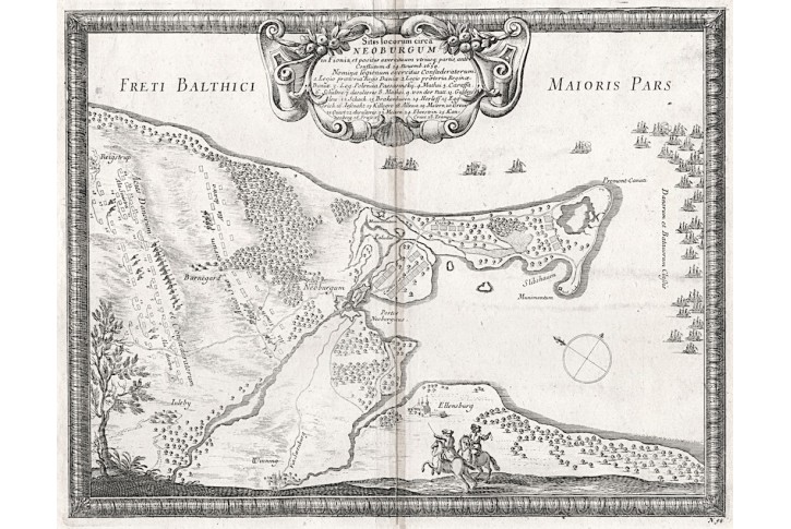 Nyborg plán, Puffendorf, mědiryt, 1697