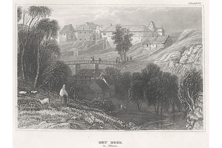 Ostroh Seeberg, Meyer, oceloryt, 1850