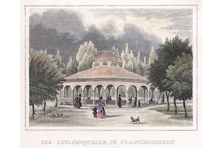 Františkovy l. Luisin, kolor. oceloryt, 1842