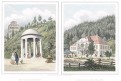 Karlovy Vary Theresienbrunn, Lange, oceloryt, 1842