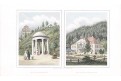 Karlovy Vary Theresienbrunn, Lange, oceloryt, 1842
