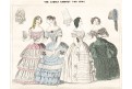 Moda 2.,  kolorovaná litografie, (1840)