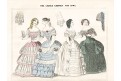 Moda 2.,  kolorovaná litografie, (1840)