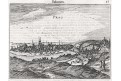Praha, Bertius, Mědiryt , 1616