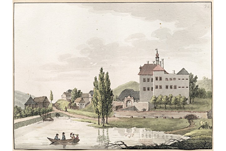 Zvěstov, Wolf,  kolorovaný lept, 1807