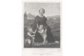 Madonna podle Raphaela, oceloryt, (1850)