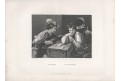 Hráči karty, Payne, oceloryt, 1860