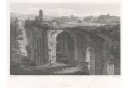 Roma - Řím Palatinum, mědiryt, (1830)