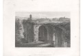 Roma - Řím Palatinum, mědiryt, (1830)