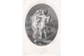 Amor a Psyche,  oceloryt, (1840)