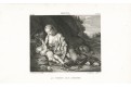 Panna s třešněmi,mědiryt, (1800)