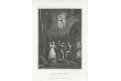 Lov ptáků v noci, Wheble, mědiryt, 1813