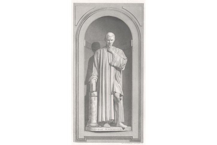 Machiavelli Nicolo, Lloyd, oceloryt, (1860)