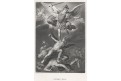 Satanův pád, Walther, oceloryt, (1840)