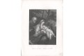 Madonna dle van Dycka, Payne, oceloryt, (1860)