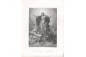 Madonna nanebevzetí, Payne, oceloryt, (1860)