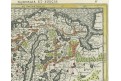 Mercator - Hondius, Suecia, kolor. mědiryt, 1623