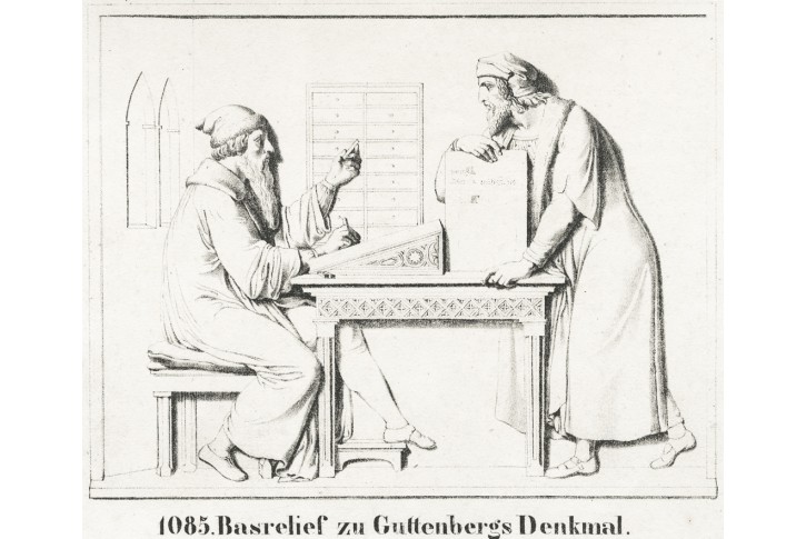 Guttenberg, Neue.., litografie , 1837
