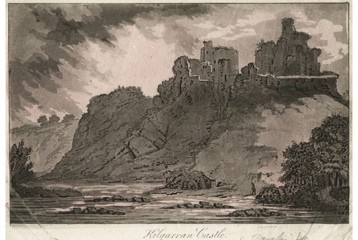 Kilgarran Castle, Jason, akvatinta, 1795