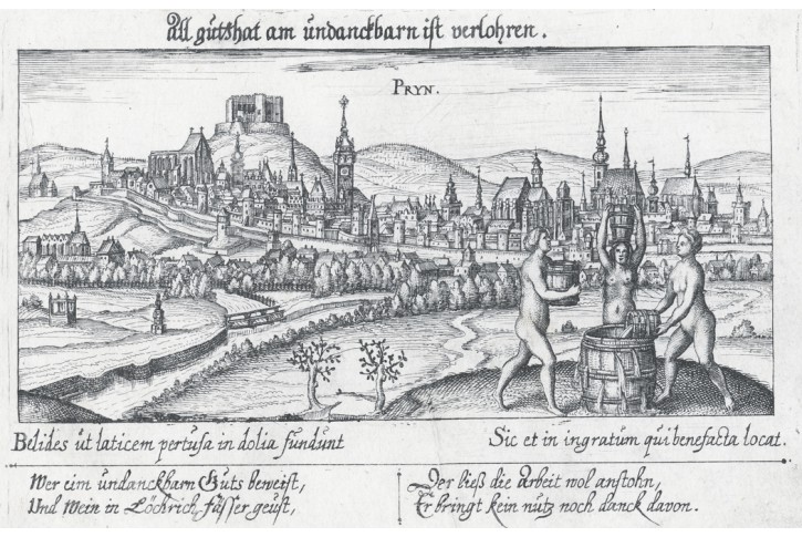 Brno, Meissner, mědiryt, 1678