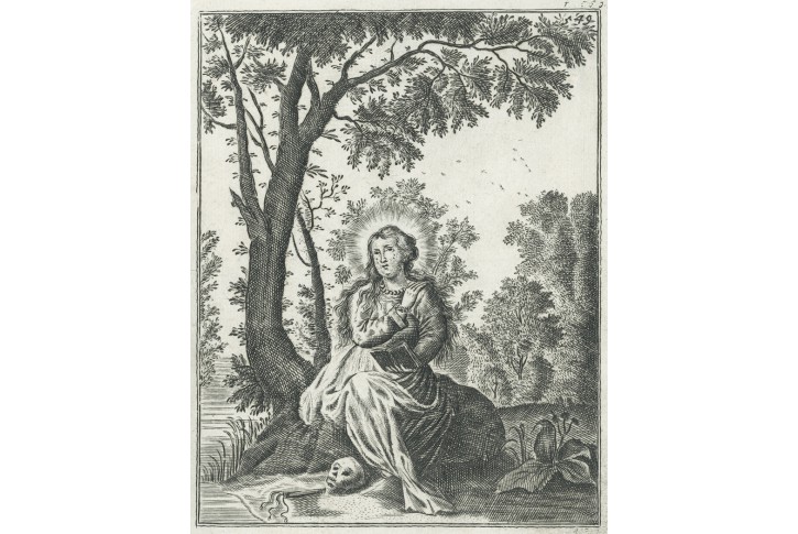 Maria Magdalena, mědiryt, (1790)