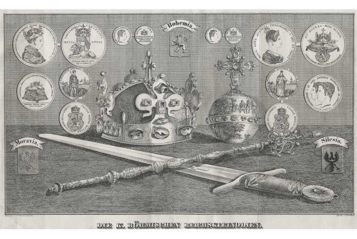 Čechy korunovační klenoty, Medau, (1840)