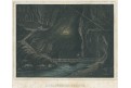 Postojna, Kleine Univ., kolor. oceloryt, 1844
