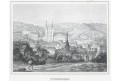 Šternberk na Moravě, oceloryt, (1840)