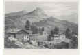 Šumava Stříbrná hora, Haase, oceloryt, 1840