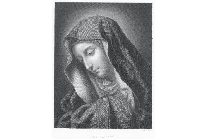 Madonna, Gebbie oceloryt, (1860)