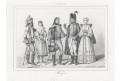 Uhersko kroje, Le Bas, oceloryt 1840