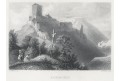 KARLŠTEJN, Herloss, oceloryt, 1841