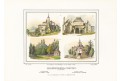 Sopron Oedenburg, litografie, 1840