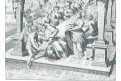 Hostina bohů Olymp, Greuter, mědiryt, 1633