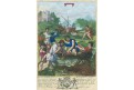 Rybář rybaření, Wheble, mědiryt, 1686