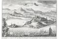 Defenestrace Praha, Merian,  mědiryt 1662
